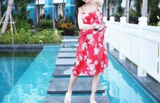 美媛馆 – 许诺Sabrina的高清双马尾写真，完美撞脸网红，哈哈！